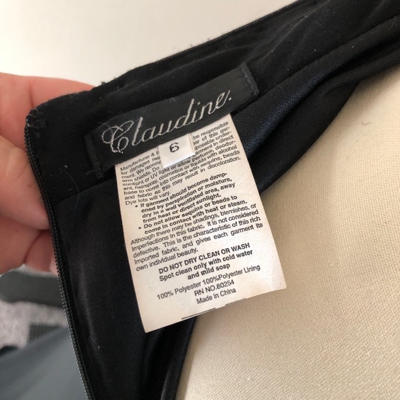 Beaded and Pearl Prom 2piece Dress - Picture 3 of 11